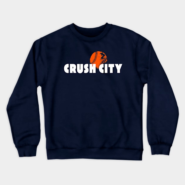 CRUSH CITY Crewneck Sweatshirt by Throwzack